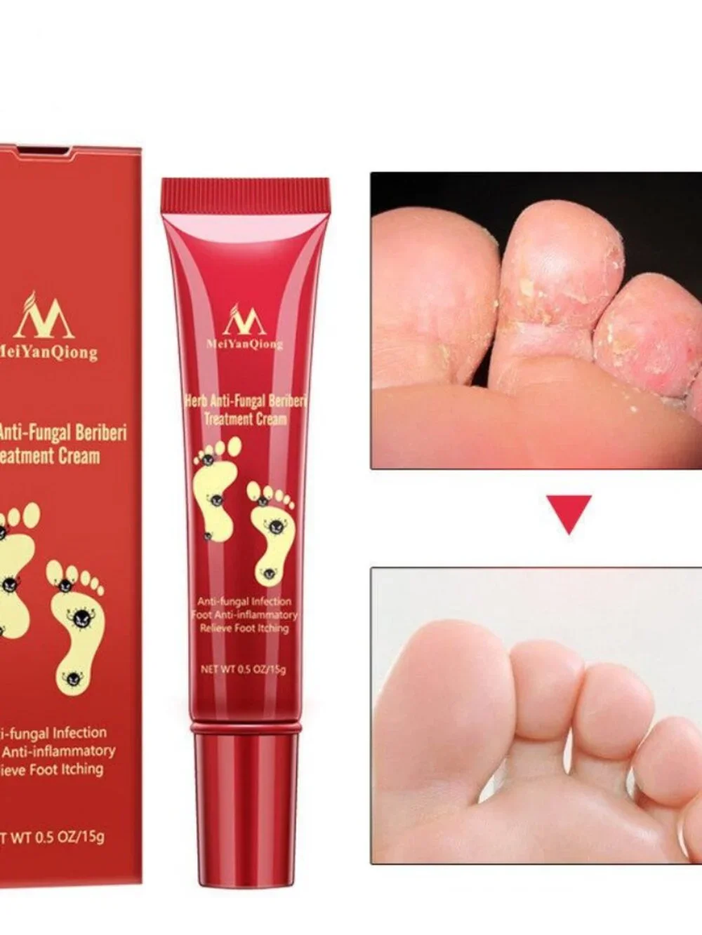 cj Beauty Face Foot Cream - Red / 15g